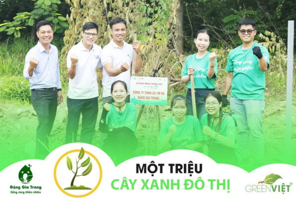 200 cây xanh đầu tiên trong chương trình MTIC – Đặng Gia Trang