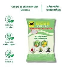 Phân bón đầu trâu NPK 16-16-8+TE (1kg) - Tăng trưởng mạnh, ra hoa và đậu trái cho cây trồng
