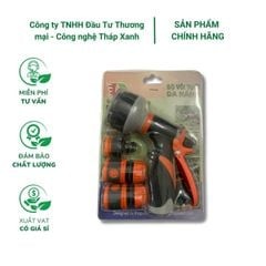 Bộ vòi xịt nước tưới cây cao cấp kèm phụ kiện 4 món 12 - 18 mm VPN-4007