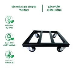Chân đế chậu hoa, cây kiểng có bánh xe (30x30cm) – Đỡ chậu cây, di chuyển dễ dàng, chống ngập úng