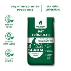 Đất trồng rau SFARM (20dm³) – Đất sạch thoáng khí, dinh dưỡng hữu cơ, rau xanh tốt
