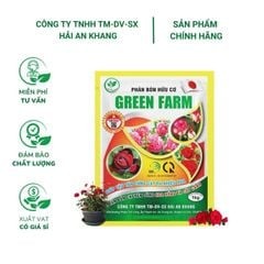 Phân bón hữu cơ hoa hồng và cây kiểng giúp cải tạo đất tăng đậu hoa - Green Farm - Gói 1kg