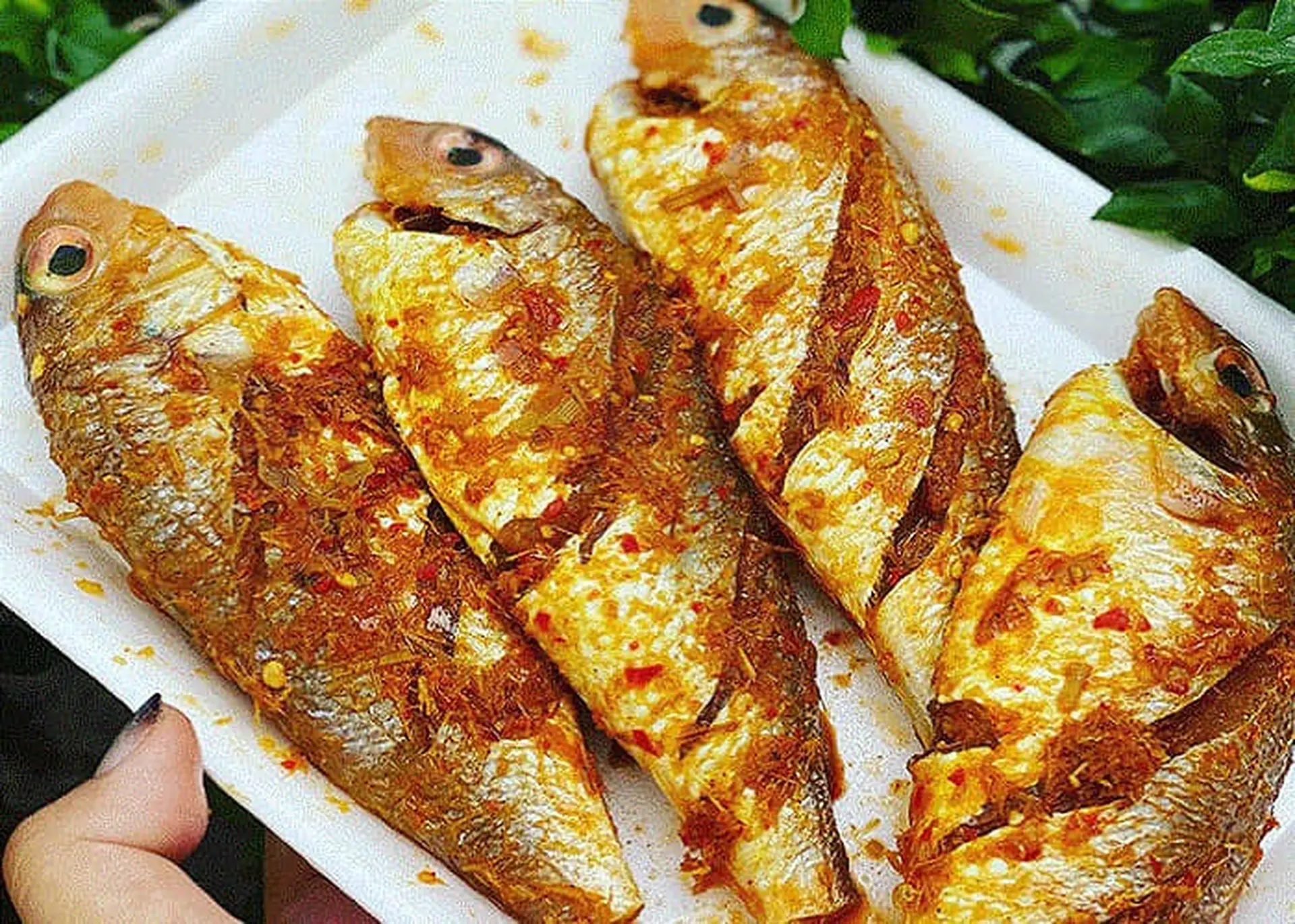 cá bạc má nướng muối ớt