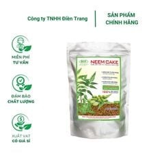 Phân Hữu Cơ Neem Cake - Trừ Cuốn Chiếu, Sùng Đất, Rệp Đất, Côn Trùng Gây Hại 750 Gram