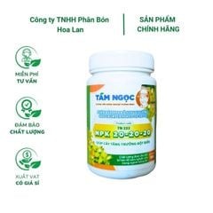 Phân NPK 20-20-20 + TE (Tám Ngọc) - Phân bón lá giúp thân to, dày, mập - Lọ 100 gram