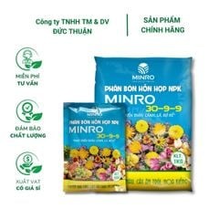 Phân NPK MINRO 30-9-9 - Phân bón hỗn hợp phát triển thân cành lá, bộ rễ