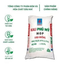 Phân bón Kali bột MOP Phú Mỹ (Bao 50kg) - Giúp cây cứng, chịu rét, giảm lốp đổ, sâu bệnh, năng suất cao
