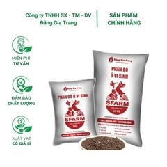 Phân hữu cơ SFARM - Phân bò ủ vi sinh đã qua xử lý giúp tơi đất, giàu mùn, tốt cho rau, hoa, cây ăn trái, bonsai