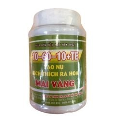Phân NPK TP02 10-60-10+TE tạo nụ mai vàng, kích thích ra hoa - Hũ 100 gram
