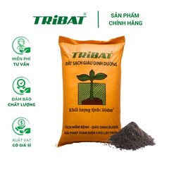 Đất trồng cây Tribat giàu dinh dưỡng (50dm³) – Đất sạch, trồng rau, hoa, cây kiểng hiệu quả