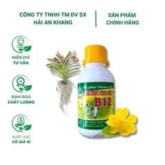 Chế phẩm Vitamin B12 chống sốc và giải độc cho cây trồng, hoa cảnh - Chai 100ml