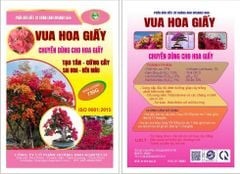 Phân bón hữu cơ chuyên dùng cho hoa giấy giúp cứng cây, sai hoa, bền màu
